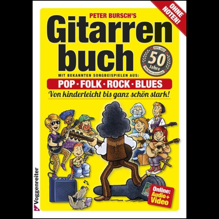 Peter Bursch's 'GITARRENBUCH' ohne Noten | Band 1