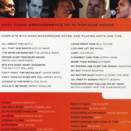 Alternative view of Songbook '50 HIT SONGS: FOR REALLY EASY PIANO' | für Piano, Stimme, Gitarre