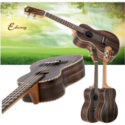 Leho LHUT-ALEB/CE Ukulele Ebony Tenor | optional mit TA