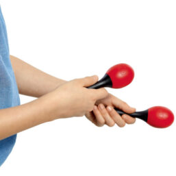 Alternative view of NINO 48tlg. Set Eier-Maracas inkl. Korb (Kunststoffmaracas bunt)