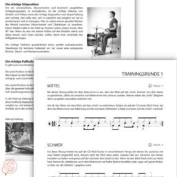 Alternative view of Hage 'DRUM TRAINING GROOVE' Schlagzeugschule | inkl. CD und DVD