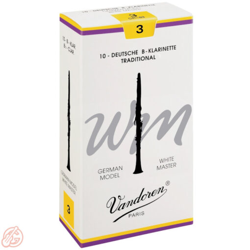 VANDOREN White Master Klarinetten Blatt 10er Set | Bb-Klarinette, Deutsch