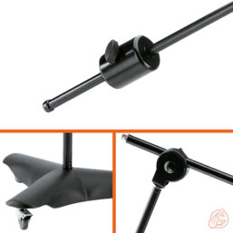 Alternative view of K&M Overhead Mikrofonstativ 21430 | mit Guss-Sockel
