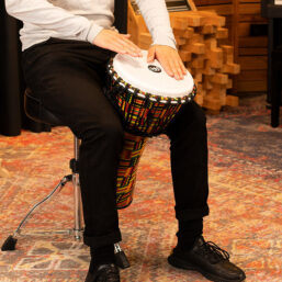 Alternative view of MEINL PADJ5 Rope Tuned Travel Djembe | ultraleicht, 10"/12"