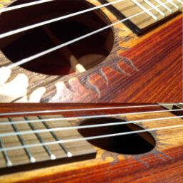 Alternative view of 2-Tone Mahagoni Ukulele | versch. Größen