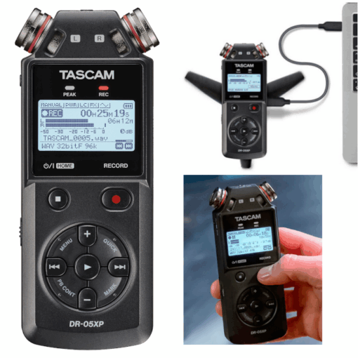Tascam DR-05XP Tragbarer Stereo-Audiorecorder u.USB-Interface