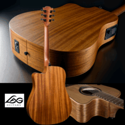 Alternative view of LAG Westerngitarre, Tramontane Hyvibe 10, mit Looper, Preamp, Effekten...