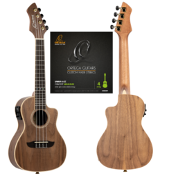 Alternative view of Ortega Concert Ukulele Walnut/Preamp