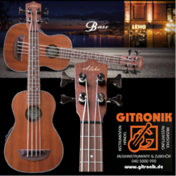 ALEHO Bass-Ukulele | mit TA