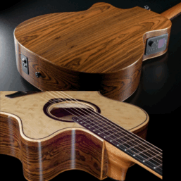 Alternative view of LAG Westerngitarre, Tramontane Hyvibe 30, mit Looper, Preamp, Effekten