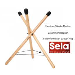 Alternative view of SELA Handpan Ständer aus Buchenholz | versch. Größen