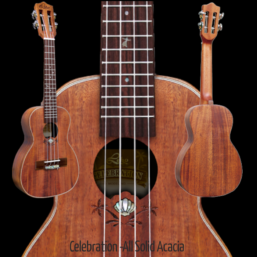Alternative view of Leho Celebration Ukulele |All Solid Acacia
