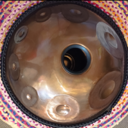 Alternative view of SELA Majesty 17 (9+8) Handpan | Stainless Steel, mit Bottom Notes