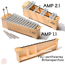 Alternative view of SONOR Metallophon Alt Set AMP 3.1 | chromatisch, inkl. Schlägel