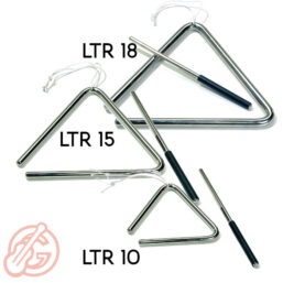 Alternative view of SONOR Triangel Set Silberstahl | 3-teilig + Schlägel