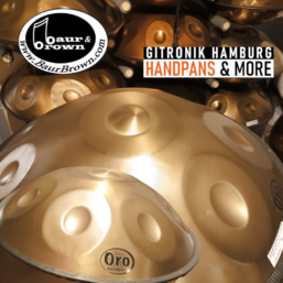 Alternative view of BAUR&BROWN Oro Edelstahl Handpan 10 (9+1) | D-Kurd, 10 Töne