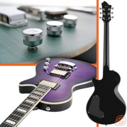 Alternative view of HAGSTROM Ultra Max E-Gitarre | mit Coilsplit (Push/Pull)