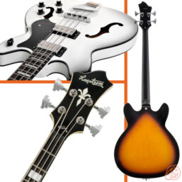 Alternative view of HAGSTROM Viking E-Bass HSVIKB | Halbakustik Vintage-Bass