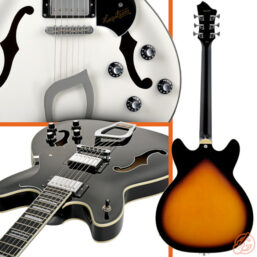Alternative view of HAGSTROM Viking E-Gitarre HSVIK | Halbresonanz