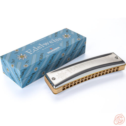 HOHNER Edelweiss 32 Mundharmonika | C, Oktav-Stimmung