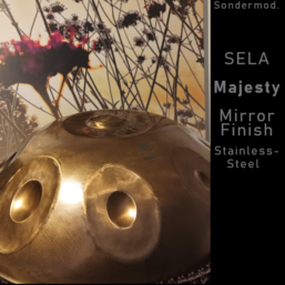 Alternative view of SELA Majesty 9+1 Handpan Sondermodell (B Amara) | Stainless Steel
