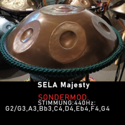 Alternative view of SELA Majesty 8+1 Handpan (Sondermodell) G2 | Stainless Steel