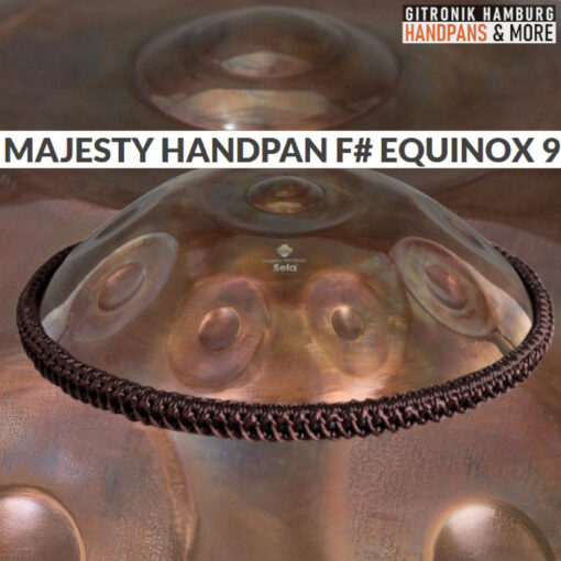 SELA Majesty Handpan F# Equinox 9 | Stainless Steel