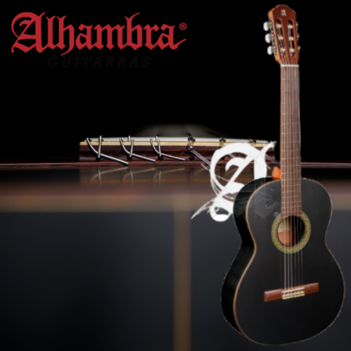 Alhambra C1 black satin Classic Gitarre | made in spain