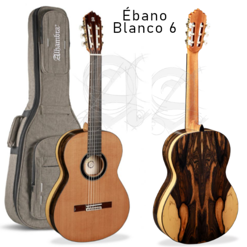 Alhambra 6 White Ebony Classic Gitarre | made in spain