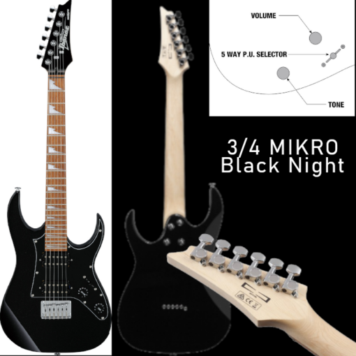 IBANEZ RG Mikro 3/4 E-Gitarre versch.Farben