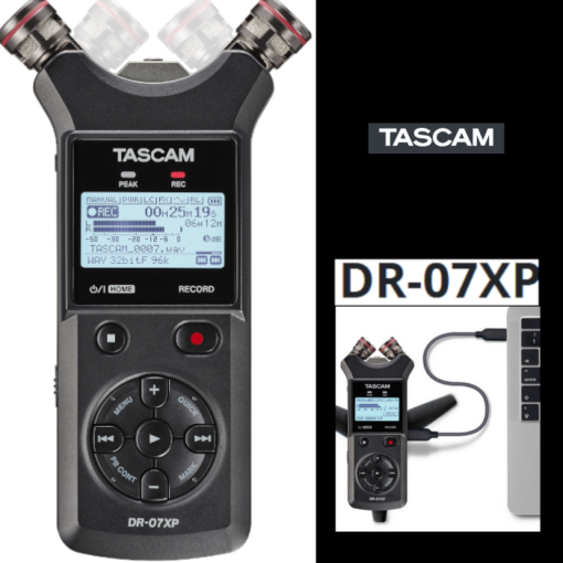 Tascam DR-07XP Audiorecorder mit USB-Interface