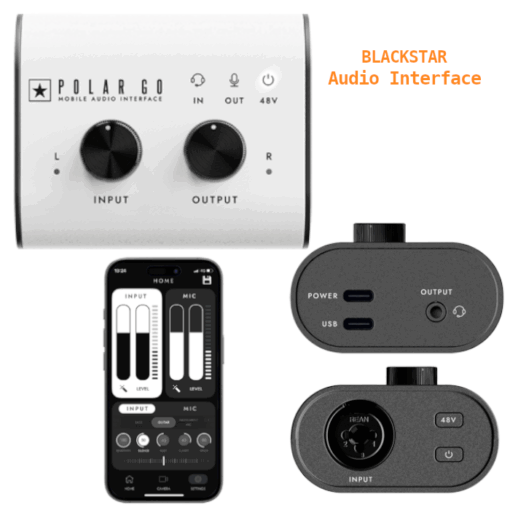 Blackstar POLAR GO mobiles Audio Interfacestudio