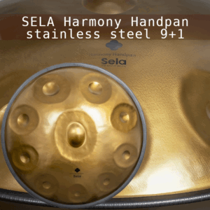 SELA Harmony 10 (9+1) Handpan | Stainless Steel