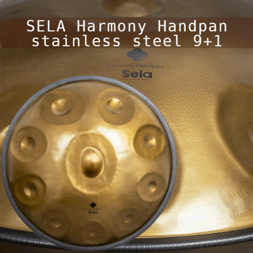 SELA Harmony 10 (9+1) Handpan | Stainless Steel