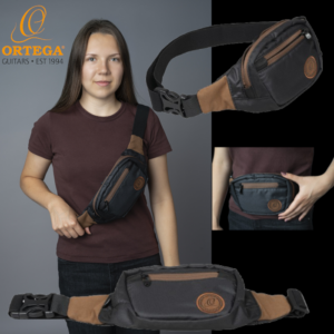 ORTEGA Bauchtasche - Schwarz | NEU