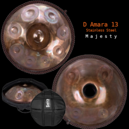 Alternative view of SELA Majesty Handpan D Amara 13 (9+4)