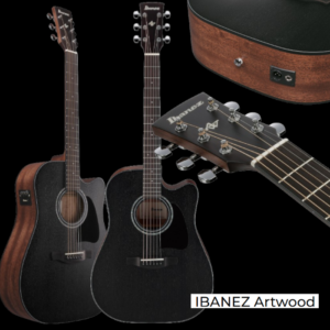 Ibanez AW247CE-WKH Akustikgitarre| Wide Neck 48mm