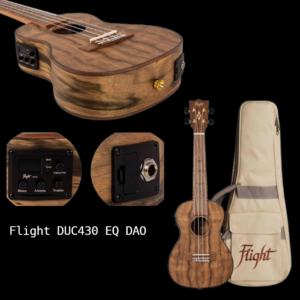 Flight DUC430EQ Dao Concert Ukulele | Preamp