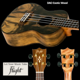 Alternative view of Flight DUC430EQ Dao Concert Ukulele | Preamp