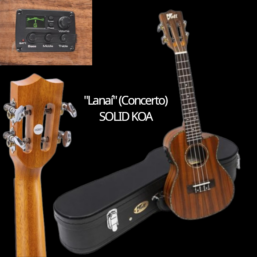 VOLT Ukulele "Lanaí" (Concerto) Koa |Preamp