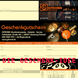 GITRONIK Geschenk-Gutschein |15EUR-100EUR