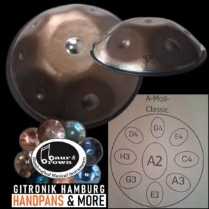 Baur&Brown Handpan A-Moll| Embersteel