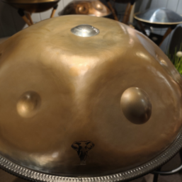 Alternative view of Baur&Brown Handpan A-Moll| Embersteel