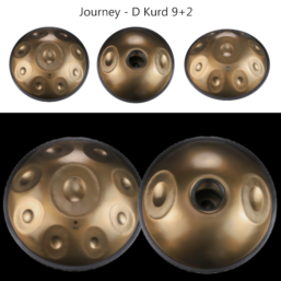 CUSTOM Journey Mini Handpan D-Kurd Ø 50 cm | 9+2 Reisegröße