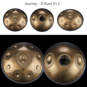 CUSTOM Journey Mini Handpan D-Kurd Ø 50 cm | 9+2 Reisegröße