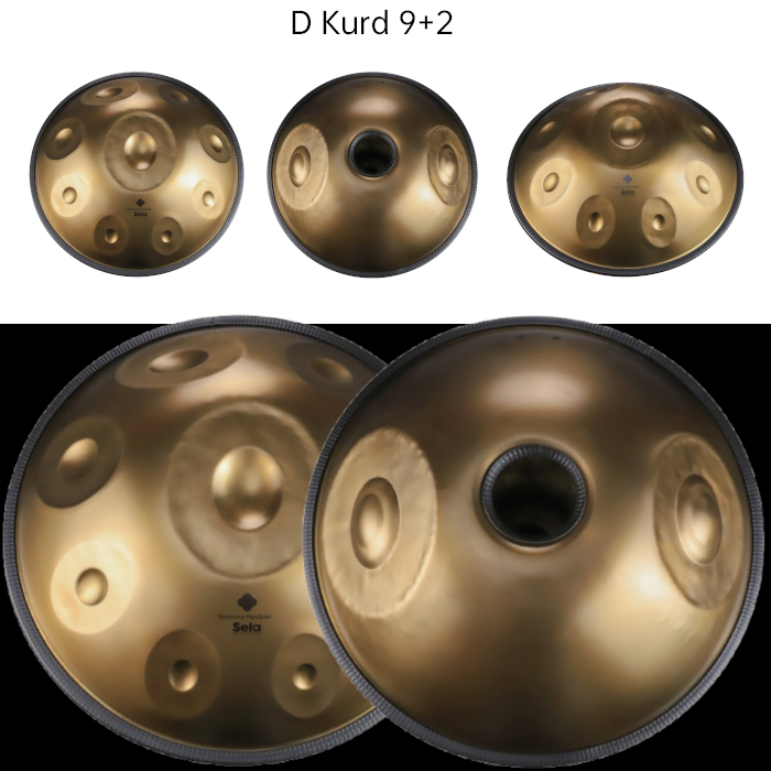 GITRONIK Custom Handpan D-Kurd 9+2 (Bb2|C3) new generation 2026 – Bild 2