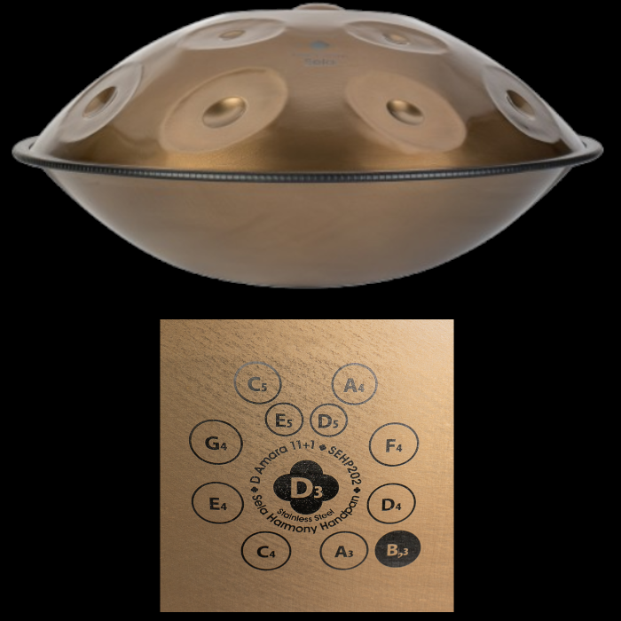 SELA Harmony Handpan D Amara 11+1 – Bild 3