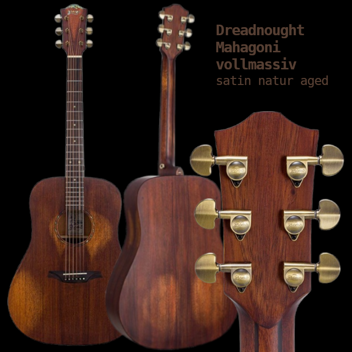 Bromo Rocky Mountain Dreadnought Gitarre – Bild 3