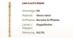 Moeck Flauto Rondo Alt-Flöte 2300
